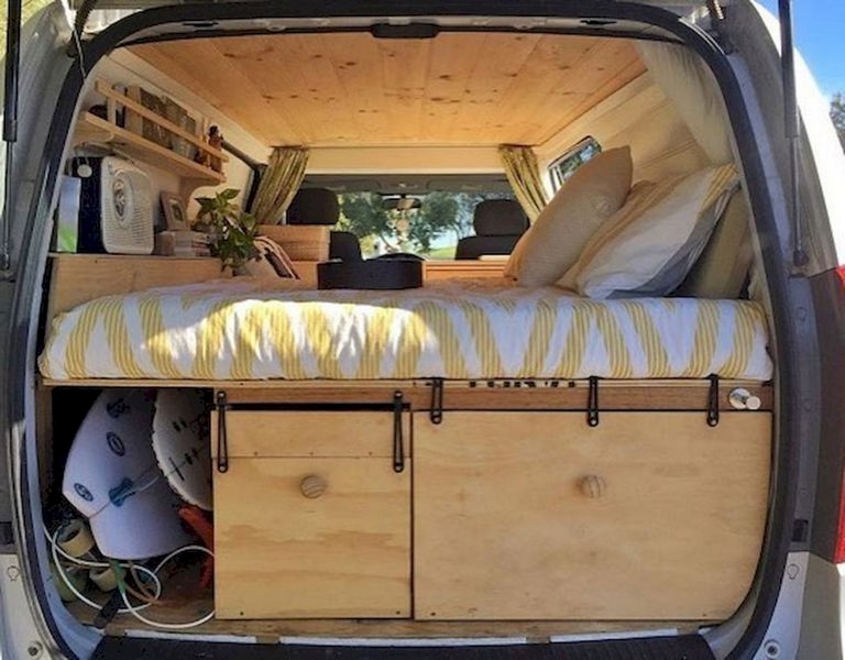 82+ Inspiring RV Camper Van Interior Design and Organization Ideas