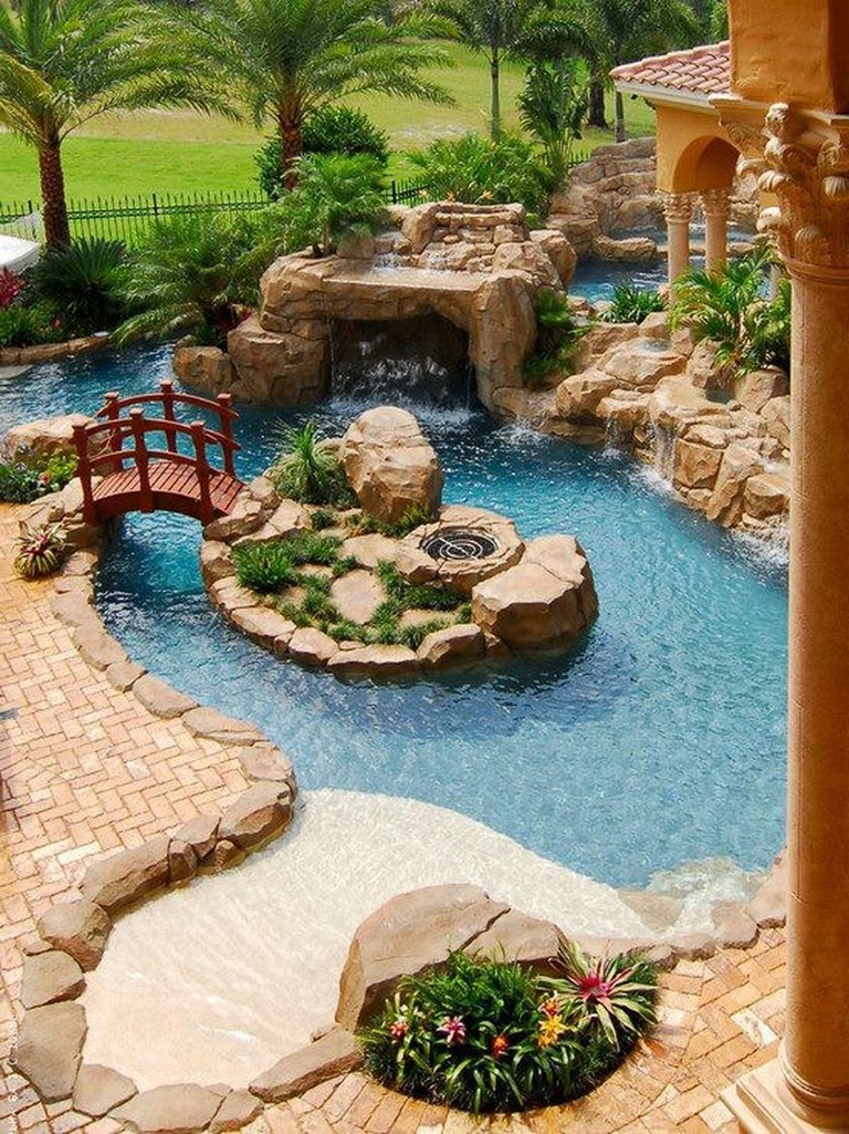 20 Incredible Lazy River Pool Ideas That Should You Make In Home