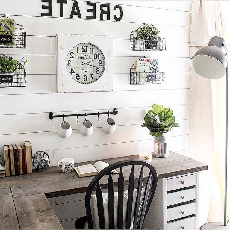 35+ Stunning DIY Farmhouse Desk Decor Ideas On A Budget