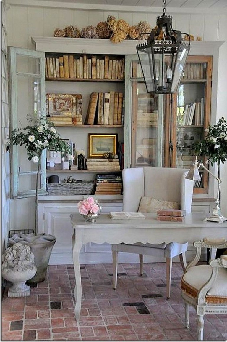 40 Classy Inspiring Chic Home Office Design Ideas28 