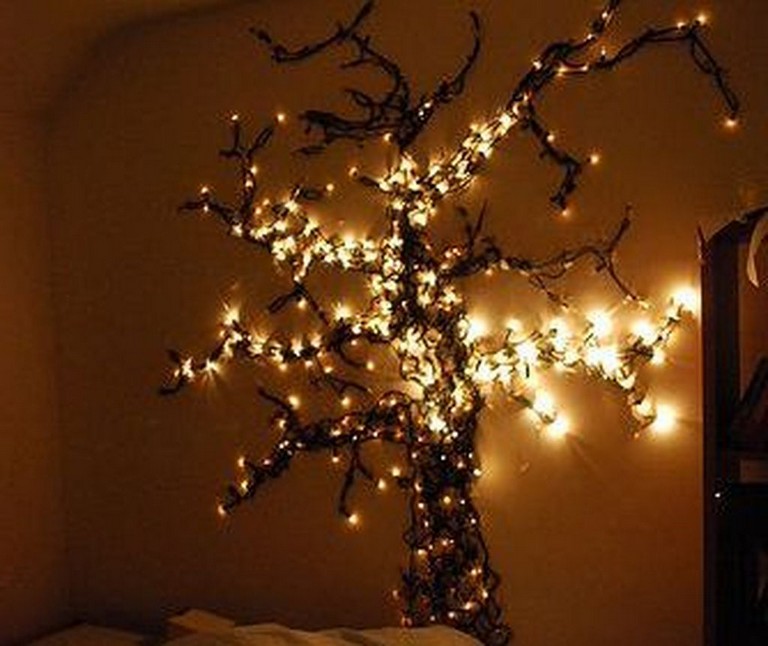 String Lights Living Room Ideas - How To Hang String Lights Indoors