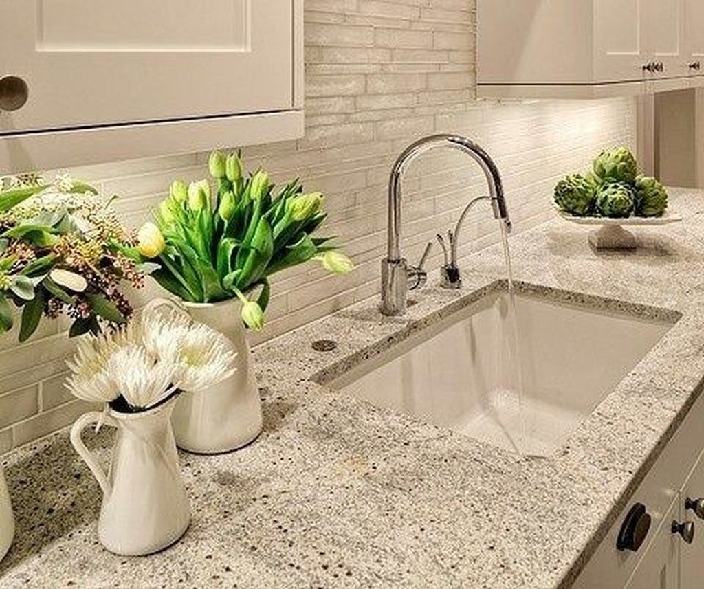 50 Classy Kitchen Sink Ideas For Upgrade Your Kitchens07